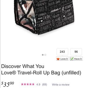 🆕 Mary Kay Travel Roll Up Bag